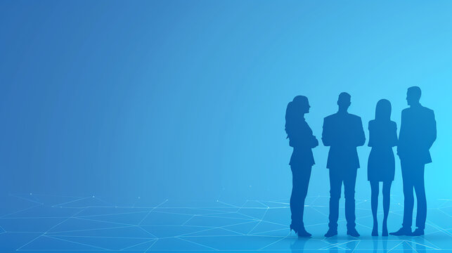 Trendy business networking events, side view, emphasizing professional connections, technology tone, Complementary Color Scheme