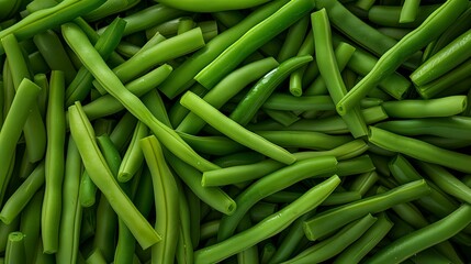 Photo of a pile of sliced green beans 1