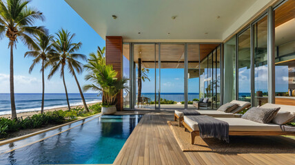 Fototapeta premium Luxurious Modern Hotel Apartment Design