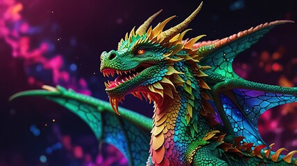 Obraz premium Free Photo New forast animal colorful best wallpaper night time 