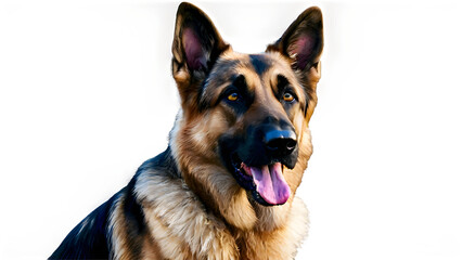 Transparent PNG of a German Shepherd Dog