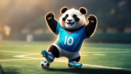Panda is a football player.