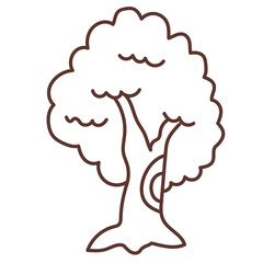 tree cartoon doodle