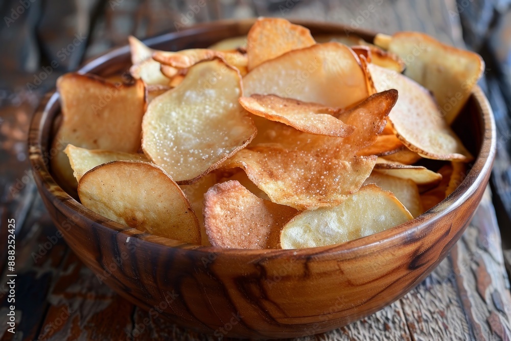 Sticker crispy cassava chips increase hunger