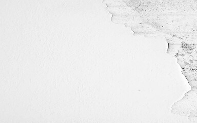 White stone marble concrete wall grunge for texture backdrop background. Old grunge textures with scratches and cracks. White painted cement wall, modern grey paint limestone texture background.