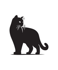 vector cat vector art,graphics cats icons set,vintage illustration cat clipart,vector cats flat style artwork design.