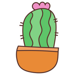 cactus cartoon doodle