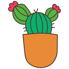 cactus cartoon doodle