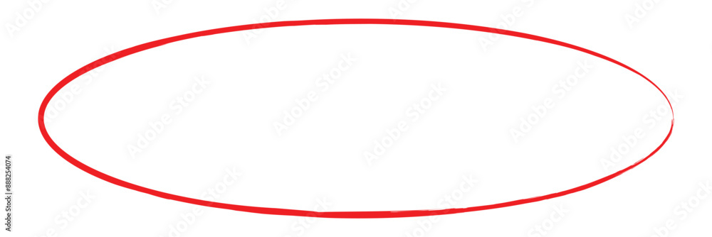Poster rectangle frame line. square shape outline on hand draw style. vector illustration isolated. red bru