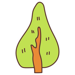 tree cartoon doodle
