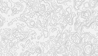 Abstract moving topographic map lines background.