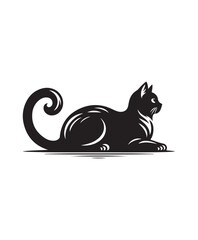 vector cat vector art,graphics cats icons set,vintage illustration cat clipart,vector cats flat style artwork design.