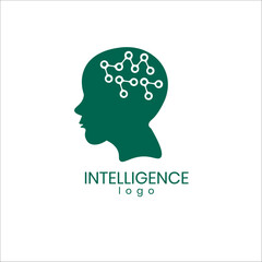 Intelligence Logo Brain Logo.