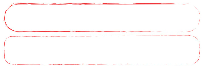 Rectangular red picture frame. Red brush frames.