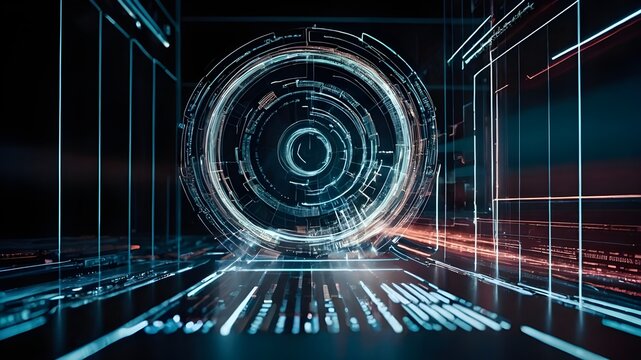 binary code tunnel