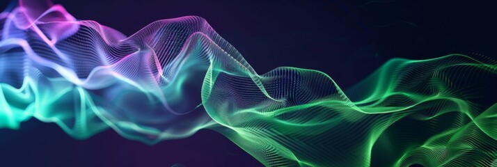 Obraz premium Dynamic Data Science Visualization: Abstract Julia Programming Language Art Celebrating Analytical Prowess and Flowing Data Shapes