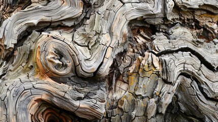 Ancient Tree Bark, Symbol of Resilience and Timelessness in Nature