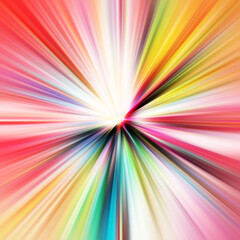Obraz premium Colorful zoom motion effect. Abstract background. Color lines. Colored texture backdrop and banner. Multi color gradient pattern and textured wallpaper.