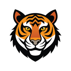 tiger head vector illustration