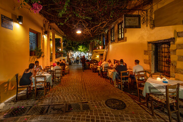Abendessen in Chania