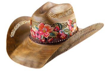 cowboy hat isolated on white