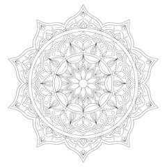 spiritual symbol round ornament