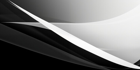 Obraz premium Minimalistyczne czarno-białe tło z geometrycznymi liniami