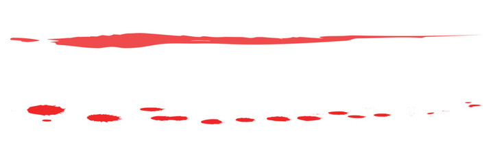 abstract red brush stroke