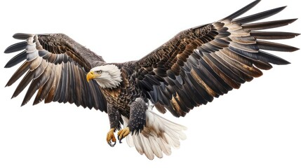 Fototapeta premium PNG Flying animal eagle bird.