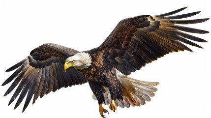 Fototapeta premium PNG Flying animal eagle bird.