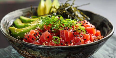Delicious spread in large serving bowl, ideal for family gatherings