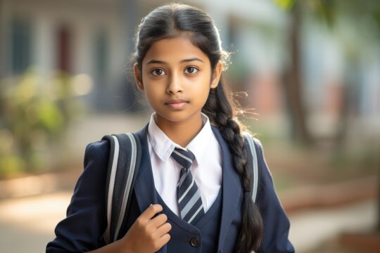A youthful female in academic attire striking a pose, ideal for social media profiles