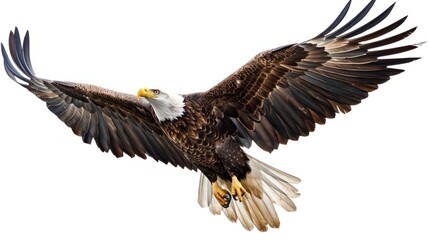 Fototapeta premium PNG Flying animal eagle bird.
