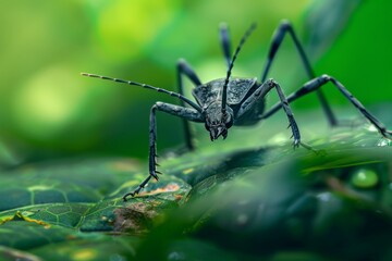 the vermin on the leaves up close