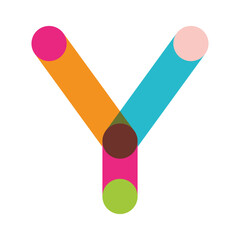 Beautiful color full letter Y