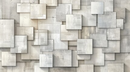 Clean and modern abstract squares, neutral tones and understated patterns, suitable for business publications. Abstract texture squares patterns for publication