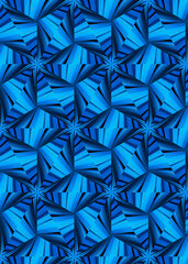 abstract blue background with triangles