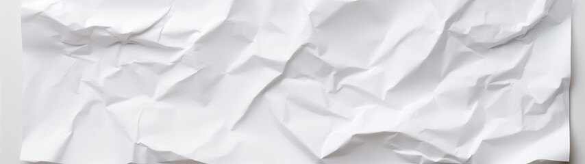 Białe gładkie tło w zagięcia. Kartka papieru pomięta. Warstwy, nieregularna struktura, pattern.	