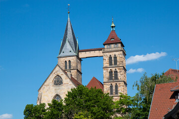 Church of St. Dionysius (Stadtkirche St. Dionys) Esslingen am Neckar Baden-Wuerttemberg (Baden-W&uuml;rttemberg) Germany