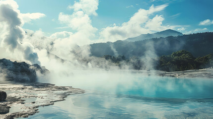 Wai-O-Tapu Thermal Wonderland in Rotorua New Zealand 