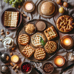 Fototapeta premium jewish shabbat celebrations
