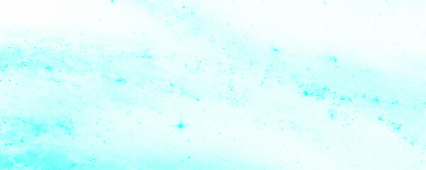 Natural sky beautiful blue and white texture background. Blue watercolor sky background with white clouds illustration. Blue watercolor background with white splash. Paint splash on paper.