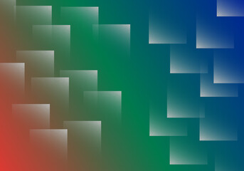 Fototapeta premium Technology background with grain texture. Blue, green, red colors. 