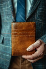 Person holding empty wallet   symbolic of financial strain and economic hardship