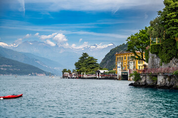 Obraz premium A view of Varenna on Lake Como
