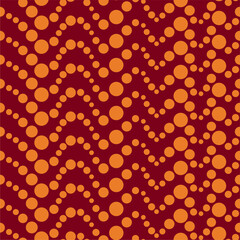 Seamless pattern with polka dot circles vector artistic print for textile paper decor wallpaper background endless creative art	
