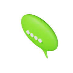 Various 3D Speech bubble icons