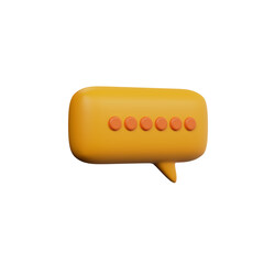 Various 3D Speech bubble icons