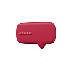 Various 3D Speech bubble icons
