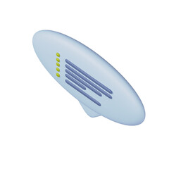 Various 3D icons of message bubbles